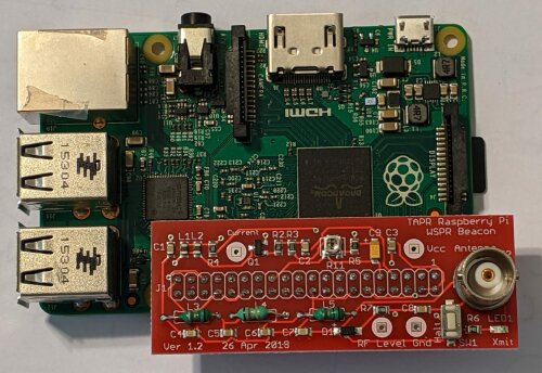 Raspberry Pi WSPR vysílač TAPR